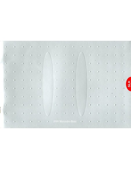 1999 MERCEDES BENZ SLK BROCHURE ENGELS USA