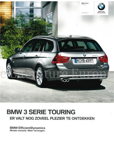2011 BMW 3ER TOURING PROSPEKT NIEDERLÄNDISCH