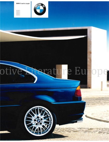 2002 BMW 3 SERIES COUPÉ BROCHURE DUTCH