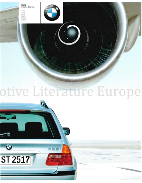 2000 BMW 3 SERIE TOURING BROCHURE NEDERLANDS