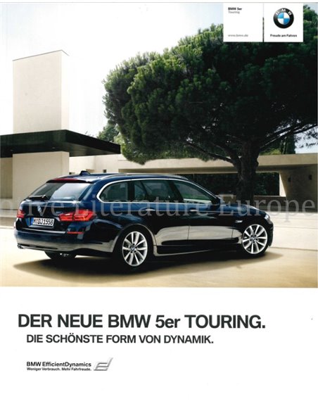 2010 BMW 5 SERIES TOURING BROCHURE GERMAN