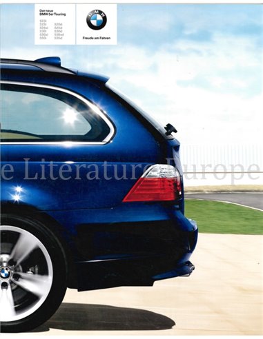 2007 BMW 5 SERIE TOURING BROCHURE DUITS
