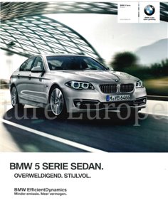 2014 BMW 5 SERIES SALOON BROCHURE DUTCH