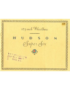 1928 HUDSON SUPER SIX BROCHURE ENGELS USA