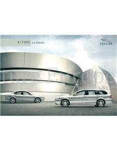 2006 JAGUAR X TYP 2.2 DIESEL PROSPEKT ENGLISCH