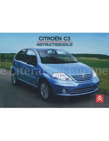 2003 CITROEN C3 OWNERS MANUAL DUTCH
