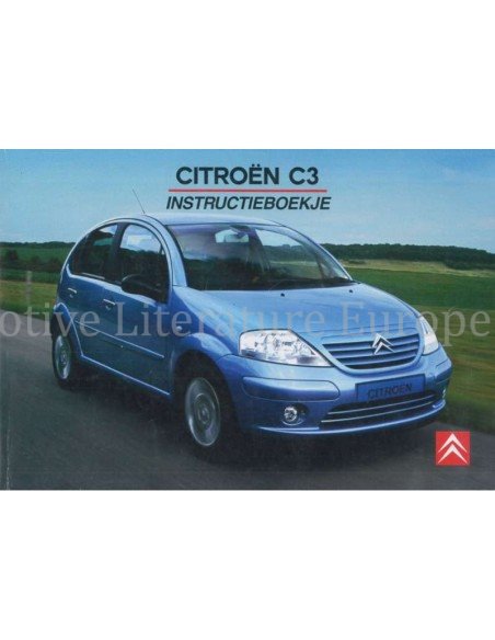 2003 CITROEN C3 BETRIEBSANLEITUNG NIEDERLÄNDISCH