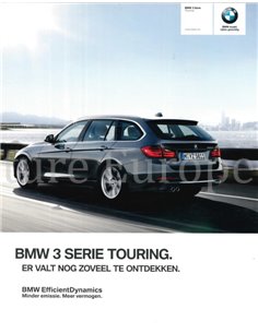 2013 BMW 3ER TOURING PROSPEKT NIEDERLÄNDISCH