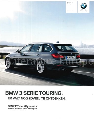 2013 BMW 3 SERIES TOURING BROCHURE DUTCH
