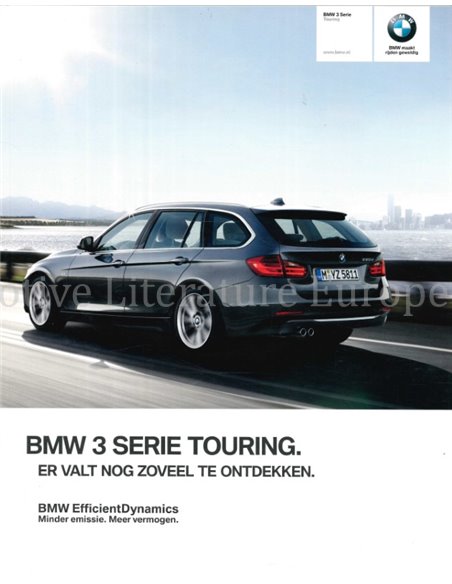 2013 BMW 3 SERIES TOURING BROCHURE DUTCH