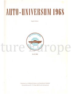 1968 AUTO UNIVERSUM YEARBOOK ENGLISH 2