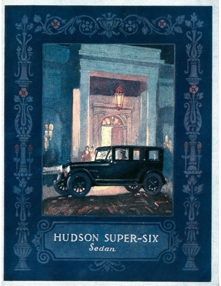 1924 HUDSON SUPER SIX SEDAN BROCHURE ENGELS USA