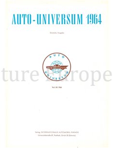 1964 AUTO UNIVERSUM YEARBOOK GERMAN 2