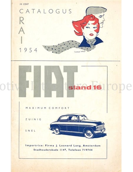 1954 AUTORAI CATALOGUE DUTCH