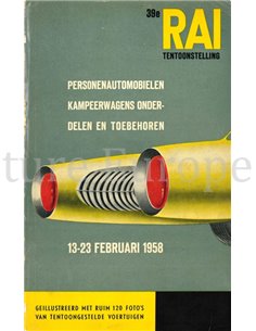 1958 AUTORAI CATALOGUS NEDERLANDS
