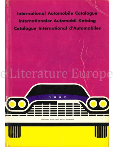1957 INTERNATIONAL AUTOMOBILE CATALOGUE YEARBOOK 