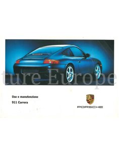 1999 PORSCHE 911 CARRERA BETRIEBSANLEITUNG ITALIENISCH