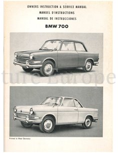 1959 BMW 700 INSTRUCTIEBOEKJE  2