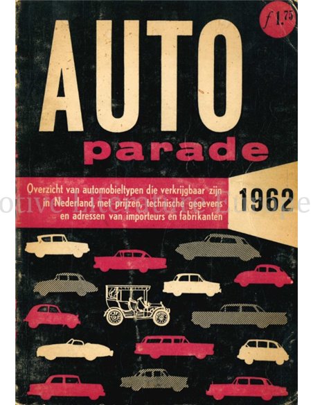 1962 AUTOPARADE, JAARBOEK