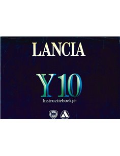 1986 LANCIA Y10 INSTRUCTIEBOEKJE NEDERLANDS