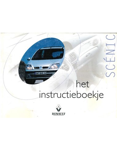 1999 RENAULT MEGANE SCENIC INSTRUCTIEBOEKJE NEDERLANDS