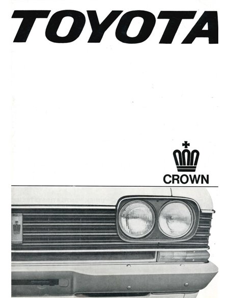 1968 TOYOTA CROWN BROCHURE NEDERLANDS
