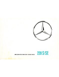 1961 MERCEDES BENZ 220 S | SE BROCHURE DUTCH