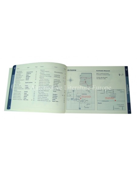 2004 MASERATI VERKOOP & DEALERORGANISATIE HANDBOEK USA