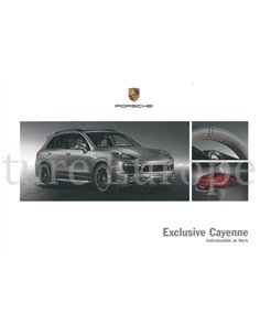 2013 PORSCHE CAYENNE EXCLUSIVE HARDCOVER BROCHURE DUITS