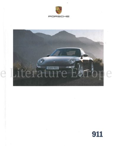 2008 PORSCHE 911 CARRERA & TARGA HARDCOVER PROSPEKT DEUTSCH