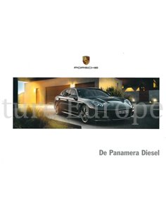2016 PORSCHE PANAMERA DIESEL HARDBACK BROCHURE DUTCH