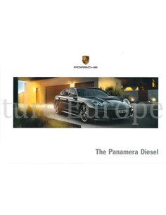 2016 PORSCHE PANAMERA DIESEL HARDCOVER BROCHURE ENGELS