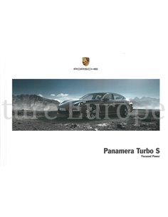 2016 PORSCHE PANAMERA TURBO S HARDCOVER BROCHURE KOREAANS