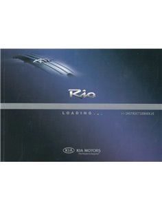 2005 KIA RIO INSTRUCTIEBOEKJE NEDERLANDS