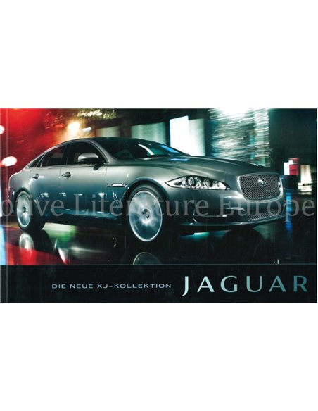 2010 JAGUAR XJ BROCHURE GERMAN