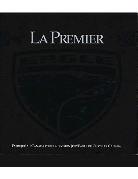 1989 EAGLE PREMIER BROCHURE FRENCH CANADA