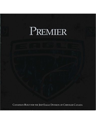 1989 EAGLE PREMIER PROSPEKT ENGLISCH KANADA