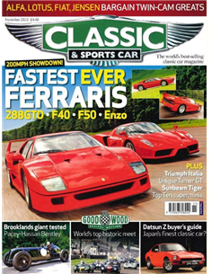 2010 CLASSIC AND SPORTSCAR MAGAZINE NOVEMBER ENGLISH