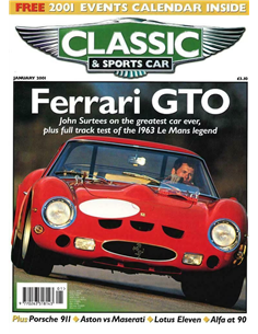 2001 CLASSIC AND SPORTSCAR MAGAZINE JANUARI ENGELS