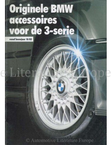 1988 BMW 3 SERIE ACCESSOIRES BROCHURE NEDERLANDS