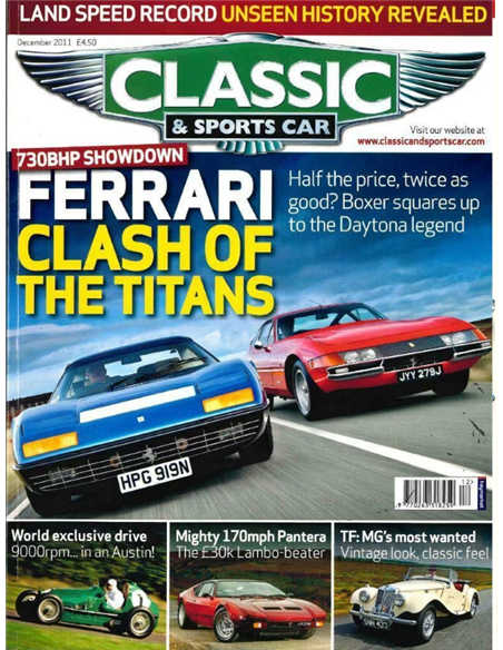 2011 CLASSIC AND SPORTSCAR MAGAZINE FEBRUARI ENGELS