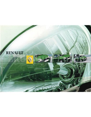 2001 RENAULT TWINGO INSTRUCTIEBOEKJE NEDERLANDS