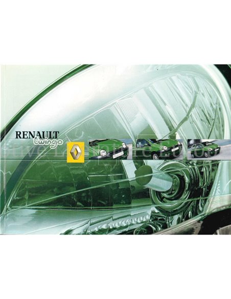 2001 RENAULT TWINGO INSTRUCTIEBOEKJE NEDERLANDS