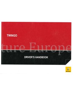2011 RENAULT TWINGO OWNERS MANUAL ENGLISH