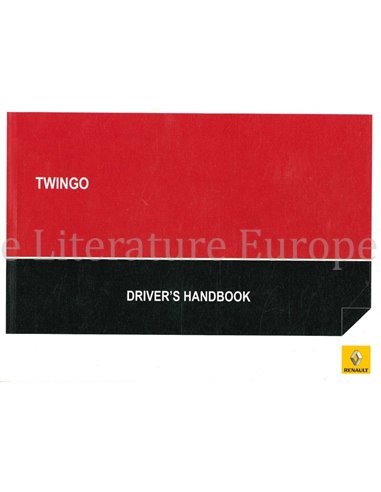 2011 RENAULT TWINGO OWNERS MANUAL ENGLISH