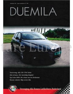 2009 ALFA ROMEO CLUB DUEMILA MAGAZINE 95 DUTCH