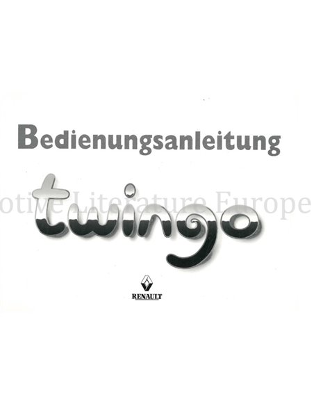 1998 RENAULT TWINGO OWNERS MANUAL GERMAN
