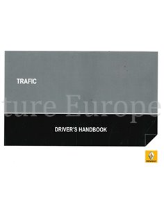 2014 RENAULT TRAFIC INSTRUCTIEBOEKJE ENGELS