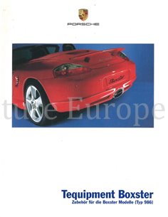 2006 PORSCHE BOXSTER TEQUIPMENT BROCHURE DUITS