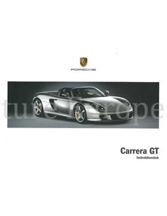 2005 PORSCHE CARRERA GT OWNERS MANUAL SWEDISH